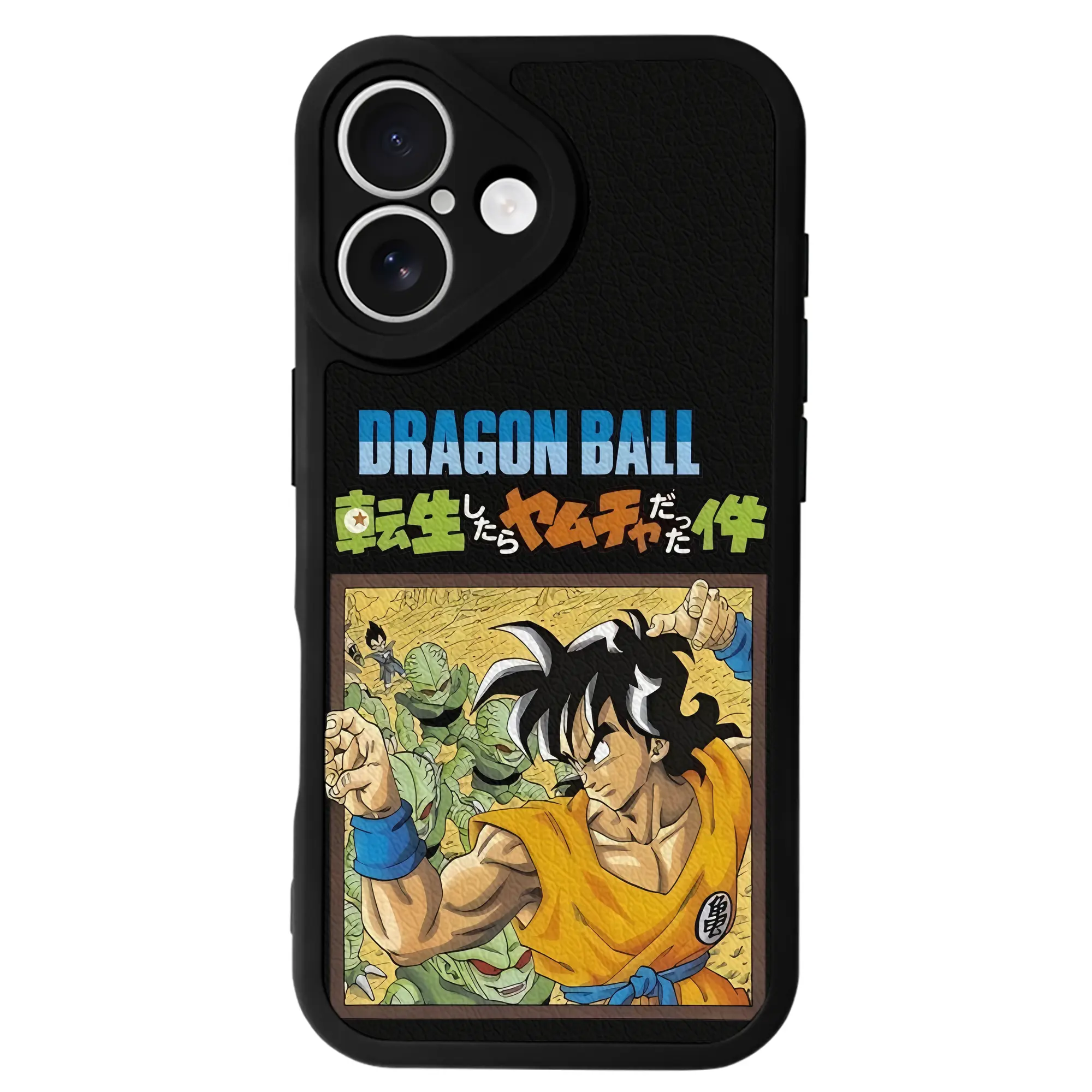 ドラゴンボール グッズ ヤムチャ - IPhone 16シリーズ対応 ・ シリコンスマホケース ・ レザー調 ・ 高精度フィット ・ 耐衝撃 ・ ワイヤレス充電対応 ・ 精密カット